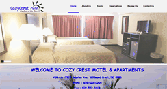 Desktop Screenshot of cozycrest.com